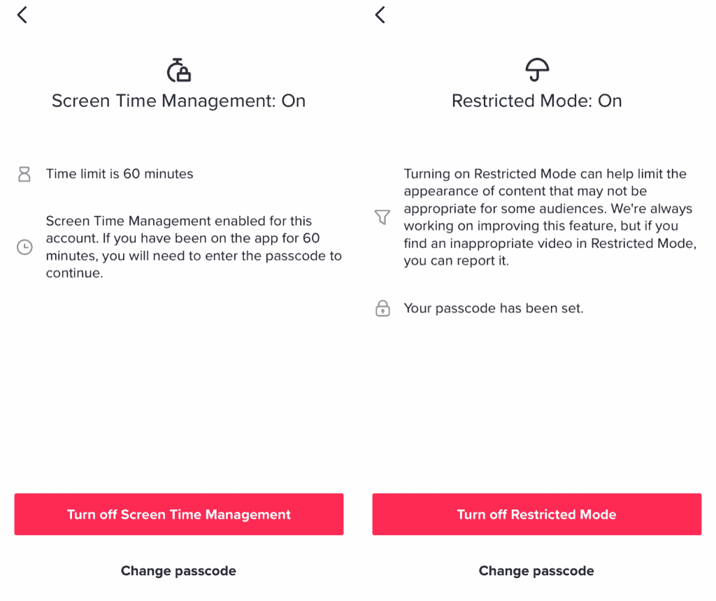 Digital Wellbeing features.