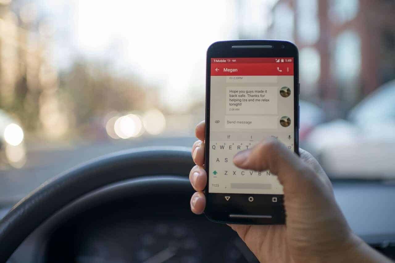 Distracted driving.