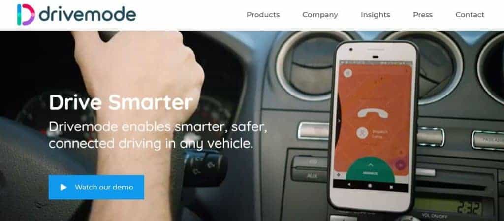 Drivemode distracted driving app.